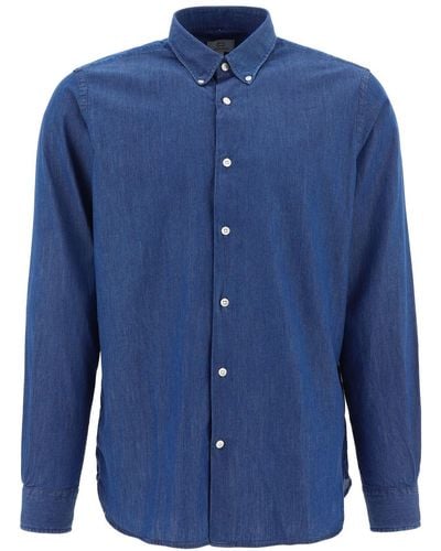 Woolrich Men's Shirt - Blue