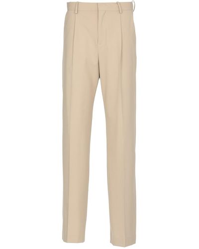 BOTTER Classic Trousers With Pinces - Natural