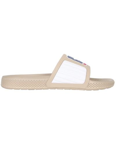 Telfar Rubber Slide Sandals - White