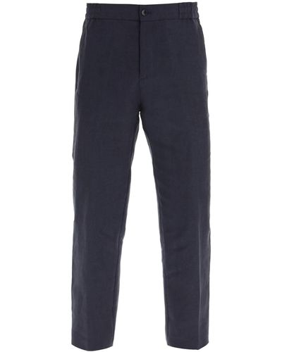 Etro Linen Trousers - Blue