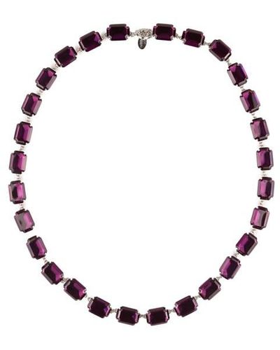 Weekend by Maxmara Merlot Necklace With Bezels - Blue