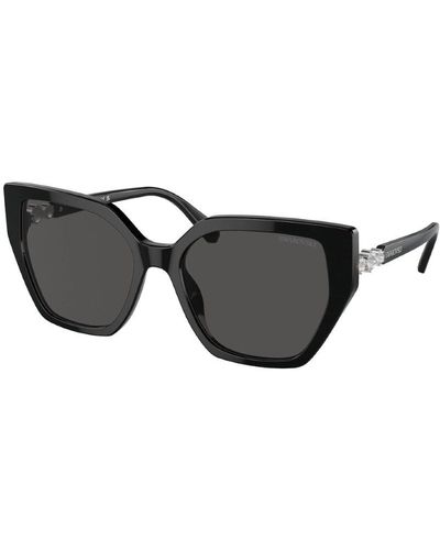 Swarovski Sk6016 100187 Sunglasses - Black