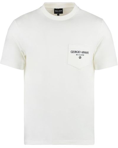 Prædiken Dalset Withered Giorgio Armani T-shirts for Men | Online Sale up to 84% off | Lyst