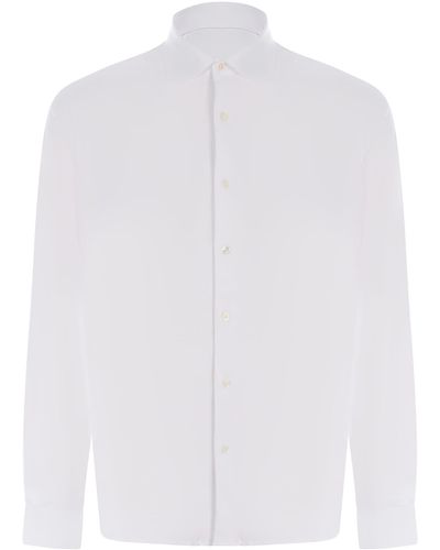 FILIPPO DE LAURENTIIS Shirt Filippo De Laurentis Made Of Cotton Jersey - White