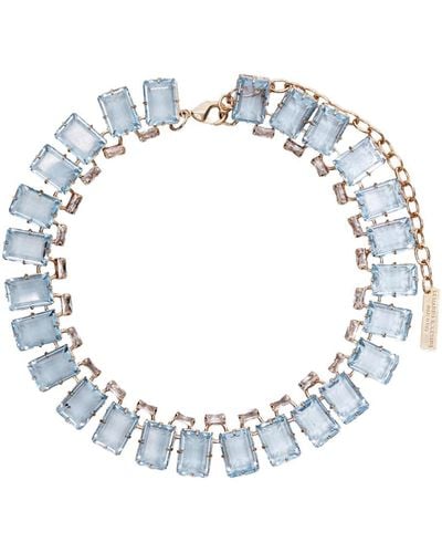Ermanno Scervino Necklace With Light Stones - Blue