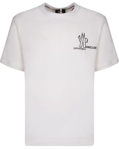 3 MONCLER GRENOBLE Logo Print T-shirt - White