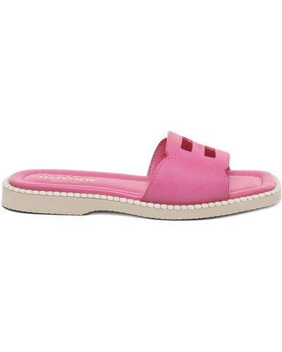 Hogan Flat Sandals - Pink