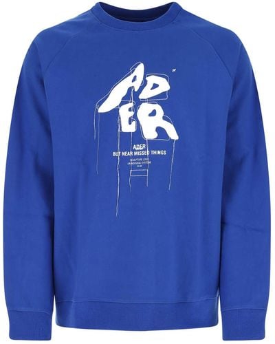 Adererror Electric Cotton Blend Sweatshirt - Blue
