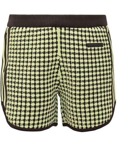 adidas Originals Adidas Original By Wales Bonner Knit Shorts - Green