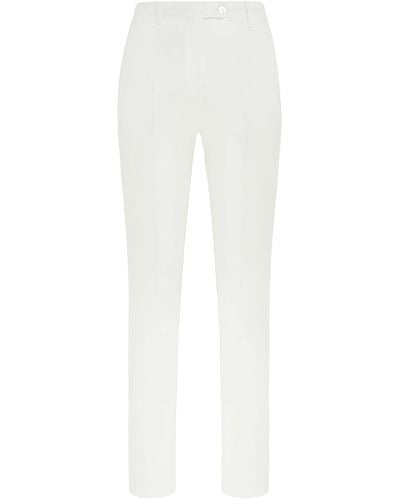 Kiton Pants Linen - White