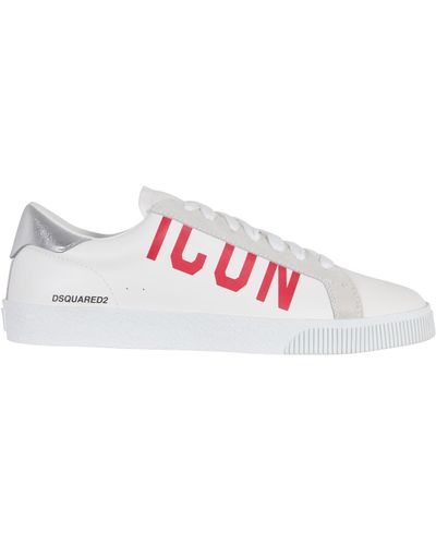 DSquared² Leather Trainers - White
