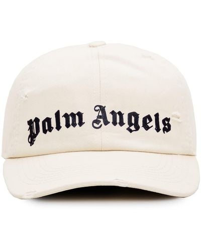 Palm Angels Logo Cap - Natural