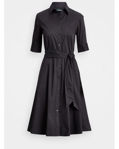 Ralph Lauren Finnbarr Short Sleeve Casual Dress - Black