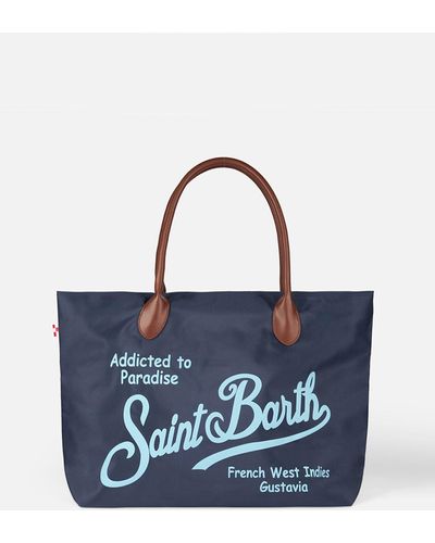Mc2 Saint Barth Foldable Bag - Blue