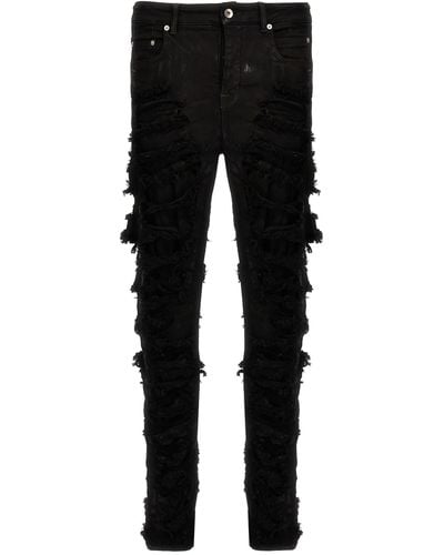 Rick Owens DRKSHDW Detroit Cut Jeans - Black