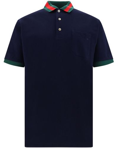 Gucci Polo Shirts - Blue