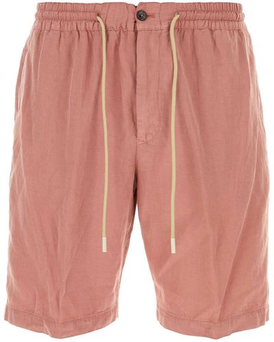 PT Torino Lyocell Blend Bermuda Shorts - Pink