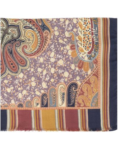 Etro Scarf With A Pattern - Pink