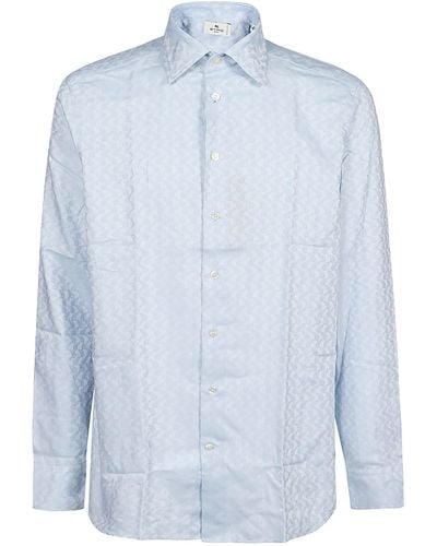 Etro Roma Long Sleeve Shirt - Blue