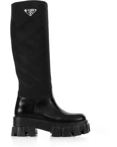 Prada Knee-high boots for Women | Online Sale up to 72% off | Lyst