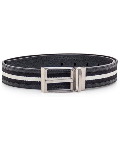 Bally Leather Belt - White