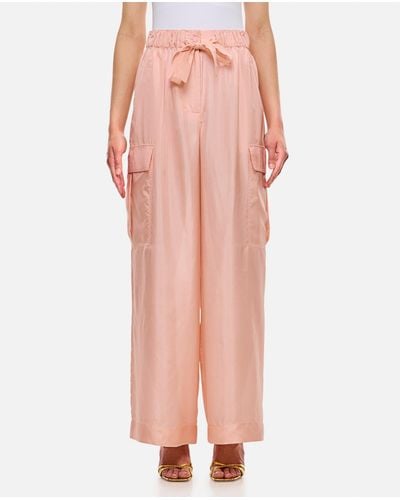 Zimmermann Halliday Relaxed Pocket Trousers - Pink