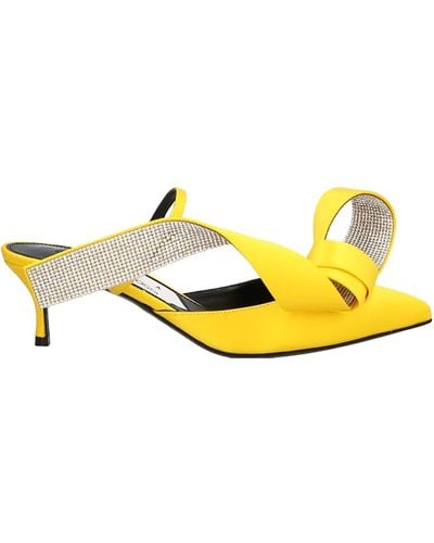 Sergio Rossi Area Marque Court Shoes - Yellow
