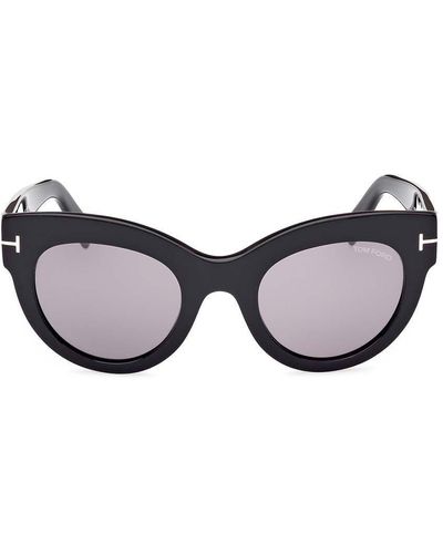 Tom Ford Cat-Eye Frame Sunglasses - Brown