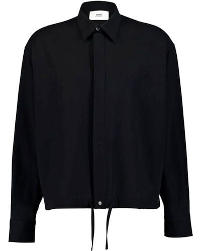 Ami Paris Ami Shirts - Black