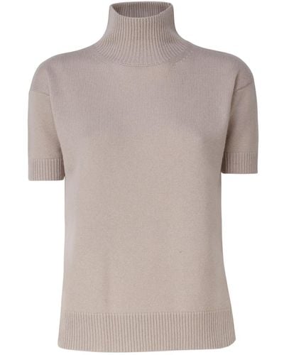 Max Mara Wool And Cashmere Turtleneck - Gray