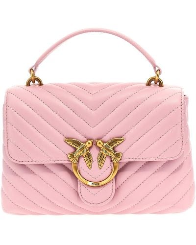 Pinko Mini Lady Love Bag Puff Handbag - Pink