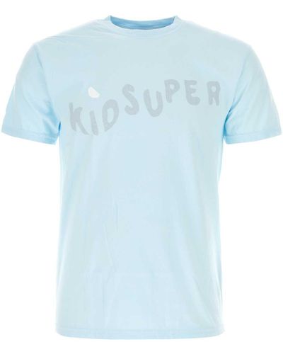 Kidsuper Light- Cotton T-Shirt - Blue