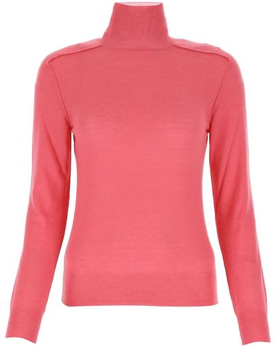 Bottega Veneta Dark Cashmere Sweater - Pink