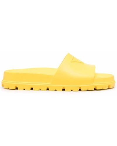 Prada Logo Slides - Yellow