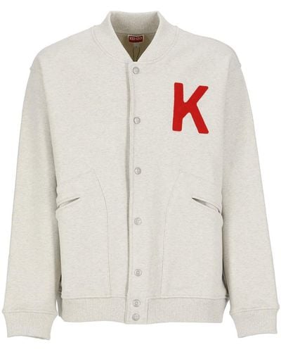 KENZO Sweatshirt With Embroidery - White