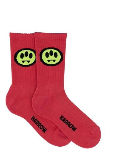 Barrow Socks With Logo - Red