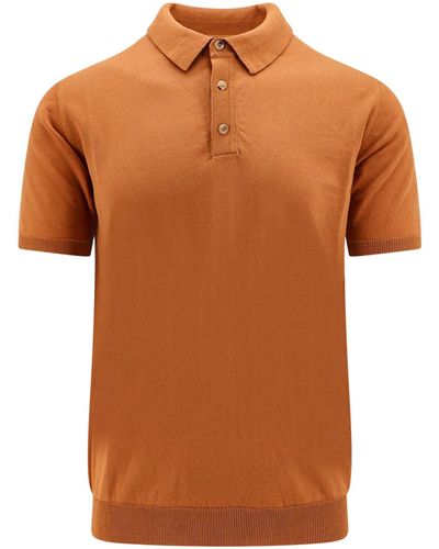 Roberto Collina Polo Shirt - Orange