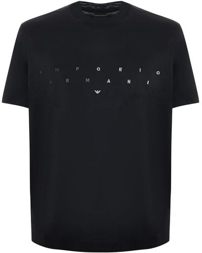 Emporio Armani T-Shirts And Polos - Black
