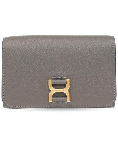 Chloé ‘Marcie’ Leather Wallet - Gray