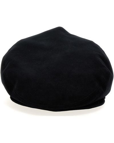 Dolce & Gabbana Velvet Cap Hats - Black