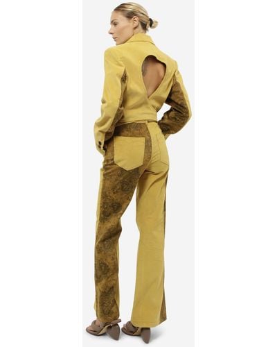 ANDERSSON BELL Nessy Cut Out Blazer - Yellow