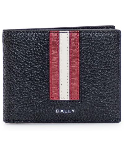 Bally Leather Wallet - Blue