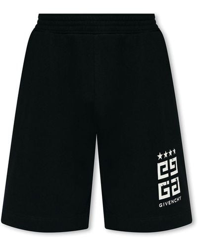 Givenchy Logo Printed Shorts - Black