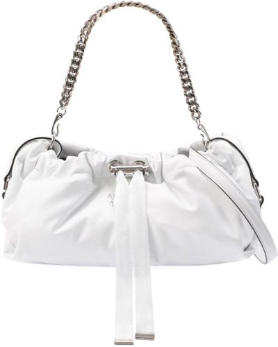 Alexander McQueen Bundle Shoulder Bag - White