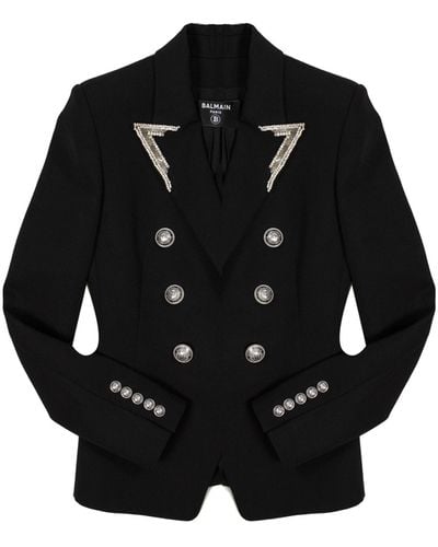 Balmain Wool Jacket - Black