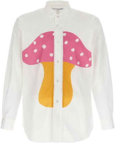 Comme des Garçons Mushroom Shirt, Blouse - Pink