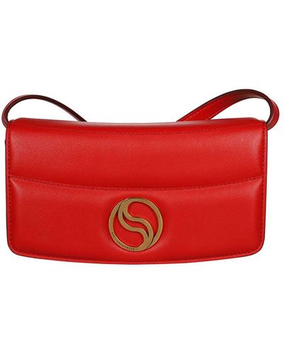 Stella McCartney S-wave Wallet On Chain - Red