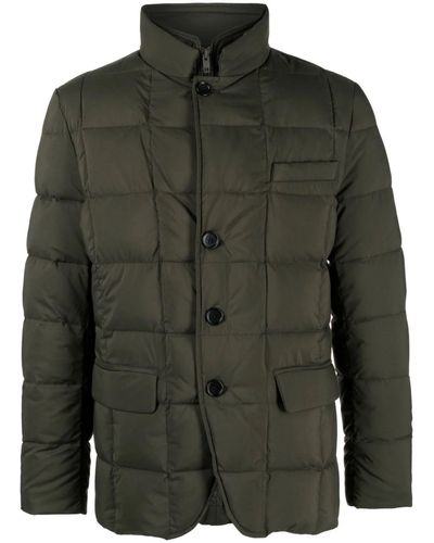 Fay Quilted Padded Jacket - Green