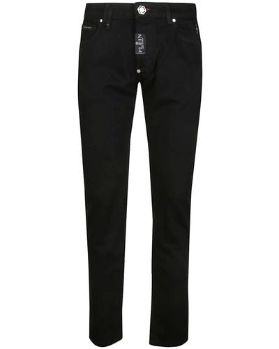 Philipp Plein Super Straight Jeans - Black