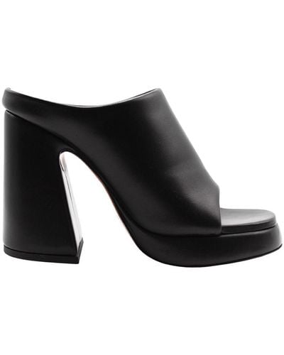 Proenza Schouler Forma Platform Sandal Shoes - Black